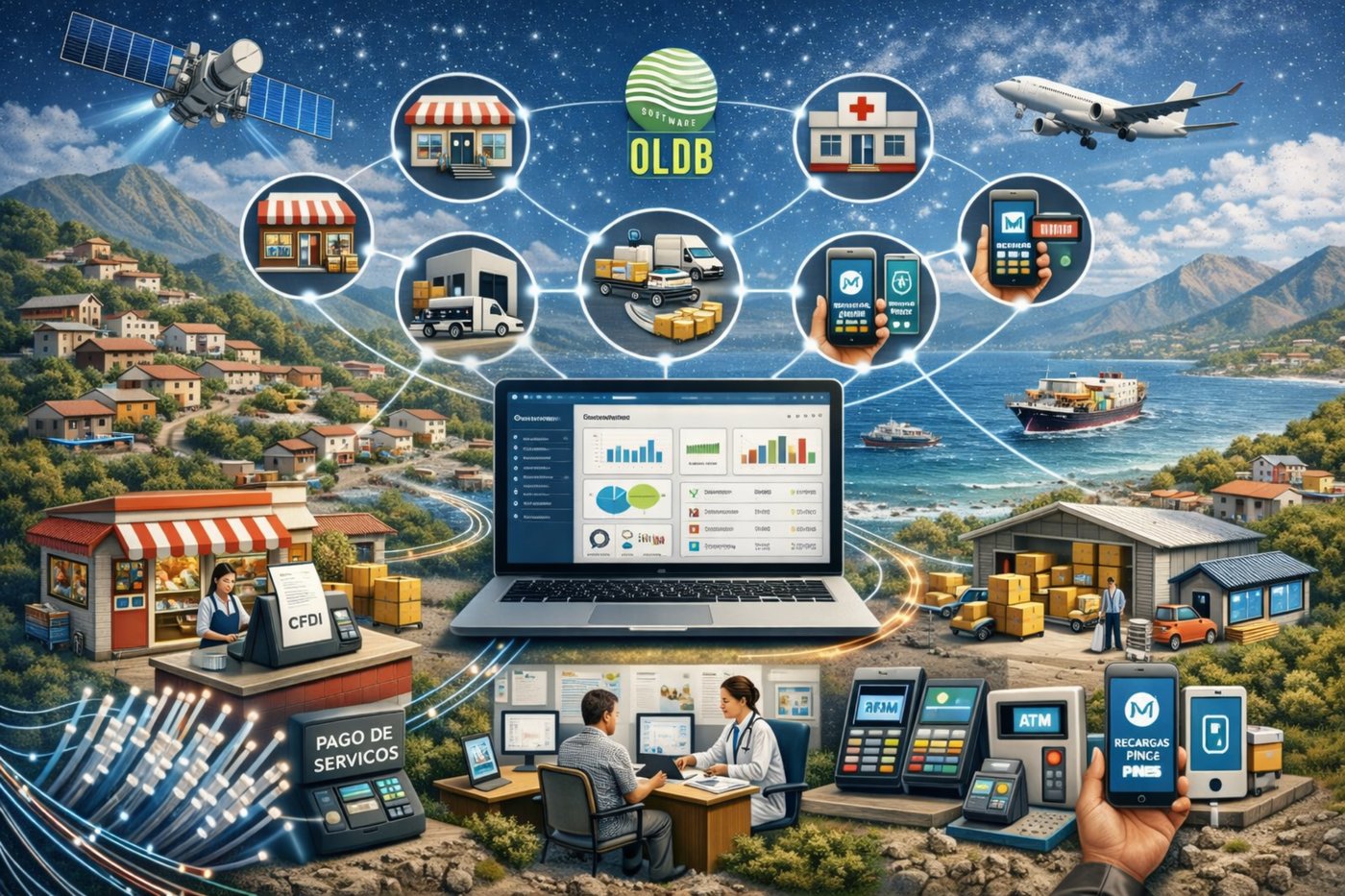 OLDB en todo México — multi‑sucursal